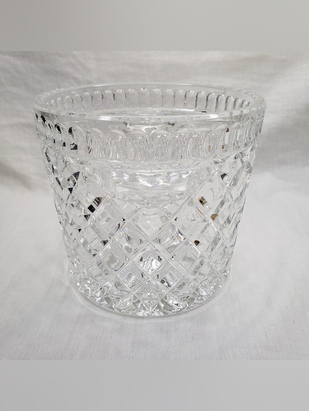 24 Percent Bohemian Lead Crystal Czech Republic Small Ice Bucket